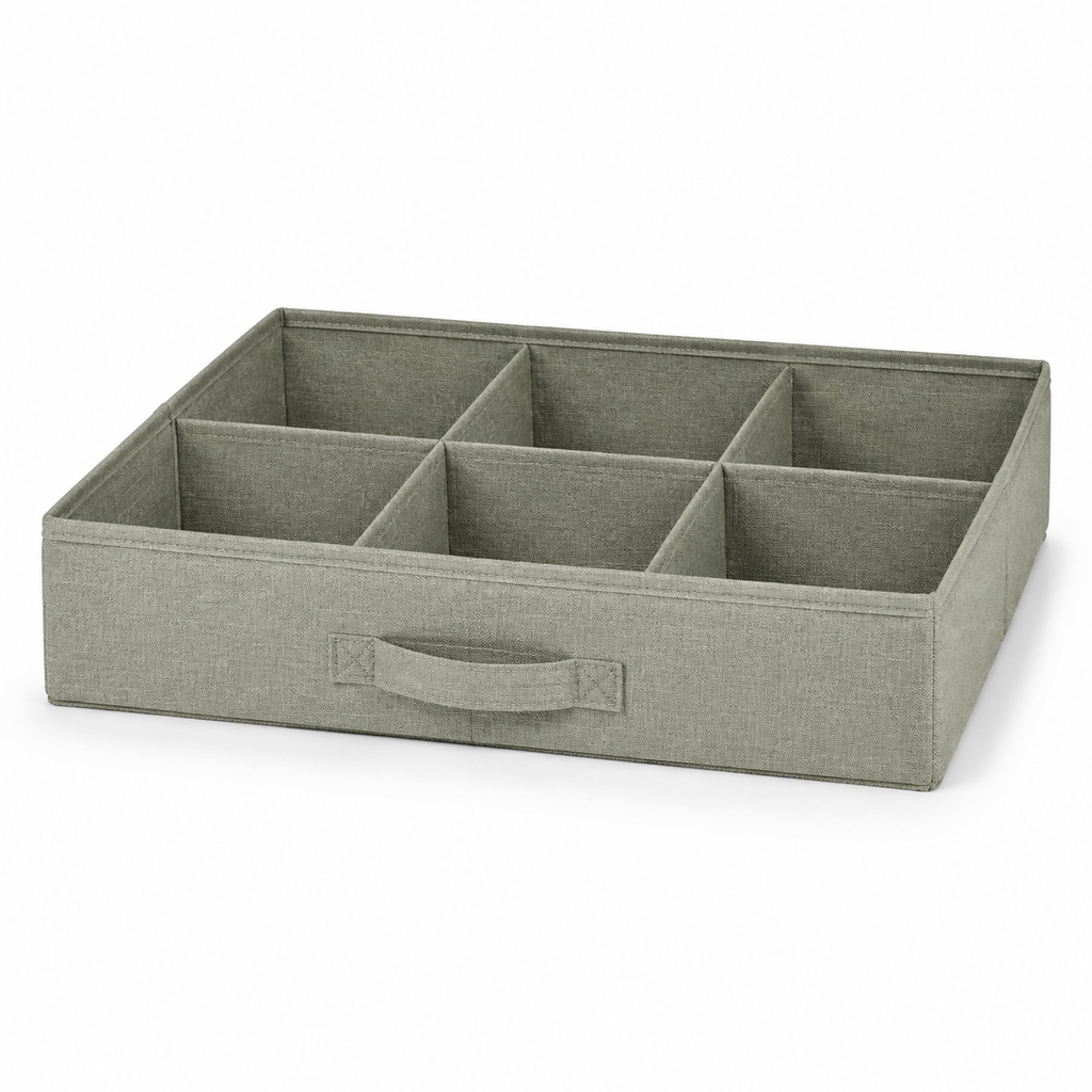 GridEase Adjustable Fabric Drawer Organizer