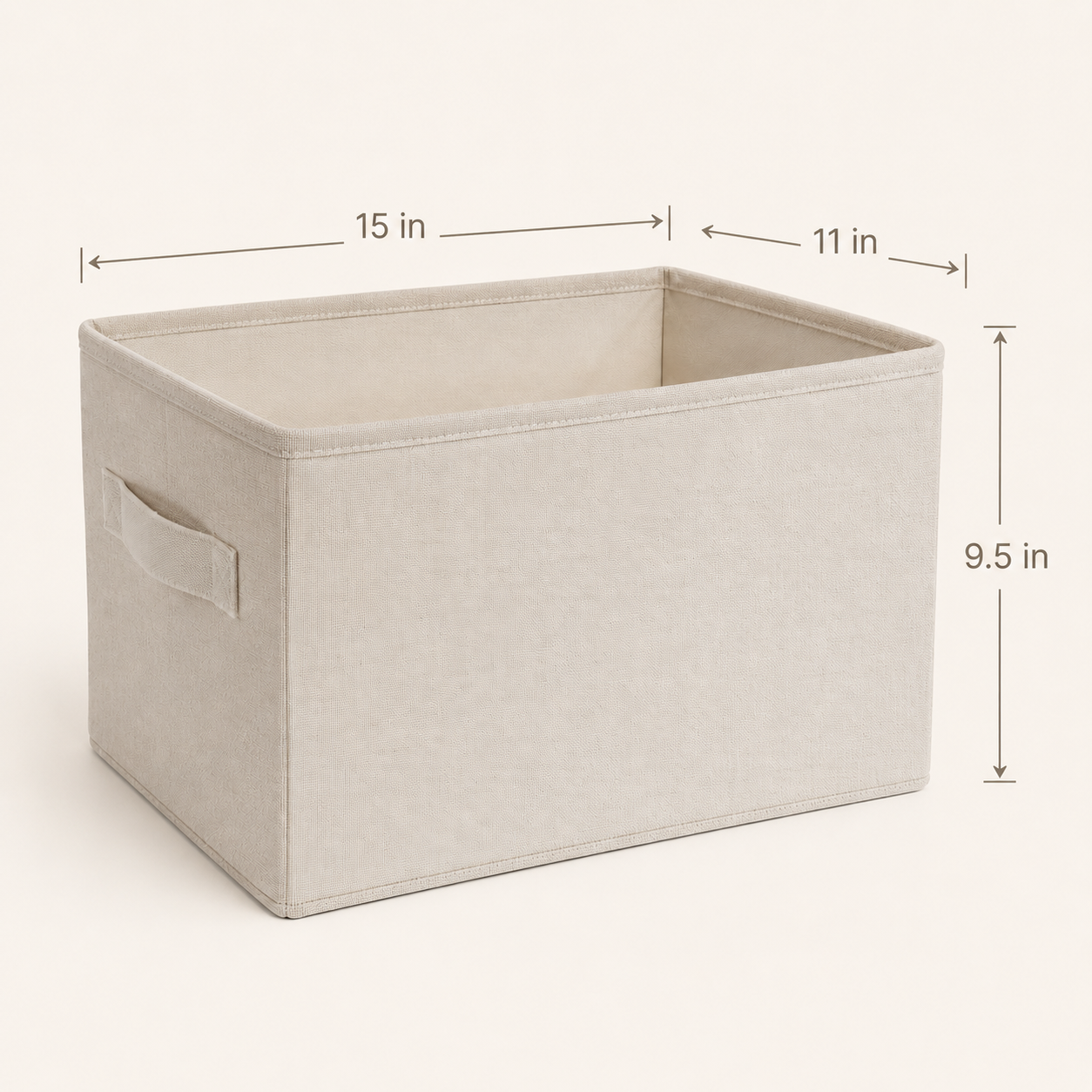 LumaFold Structured Fabric Storage Bin