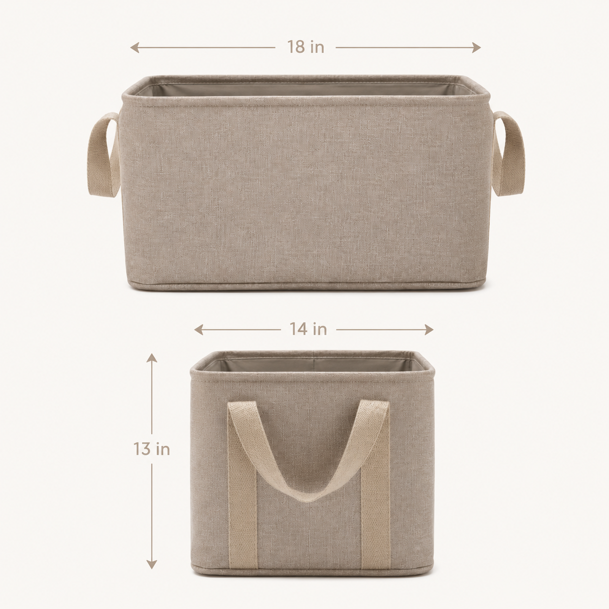 CloudKeep Foldable Blanket Storage Basket