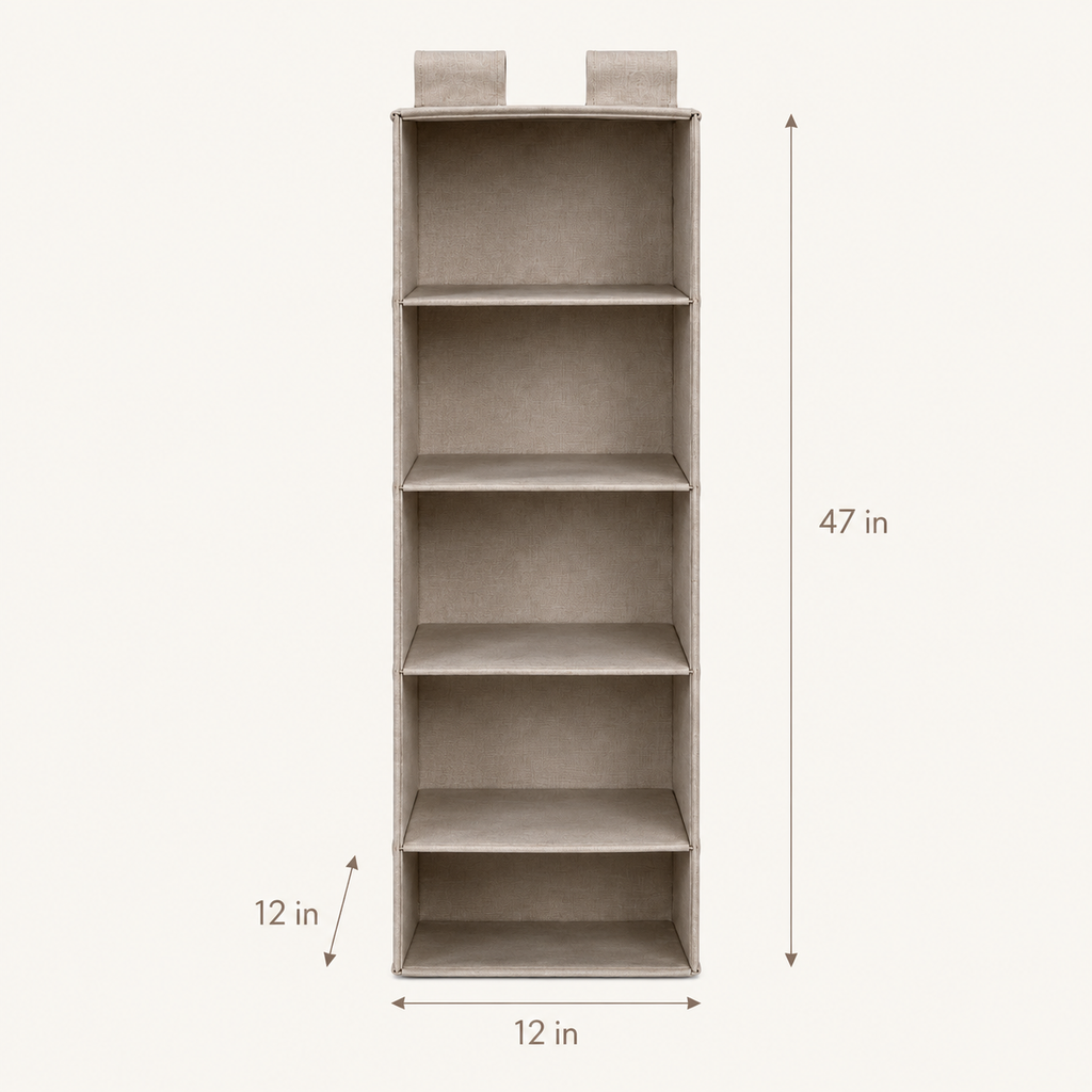 AlderHush Five-Tier Hanging Closet Organizer