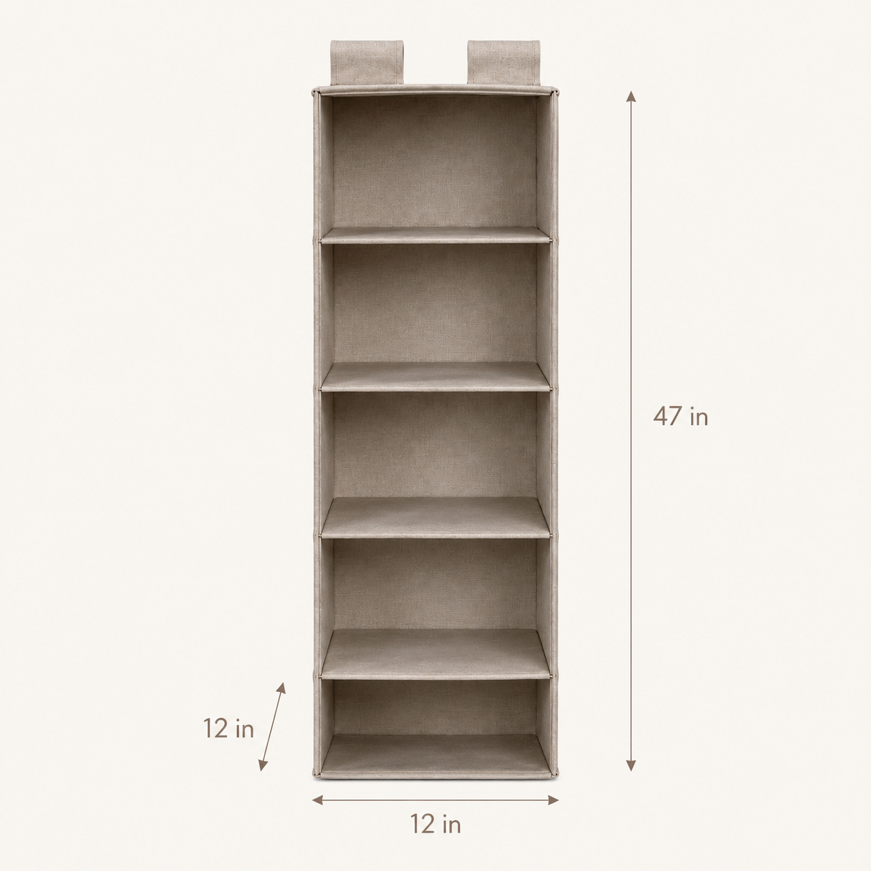AlderHush Five-Tier Hanging Closet Organizer