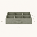 GridEase Adjustable Fabric Drawer Organizer