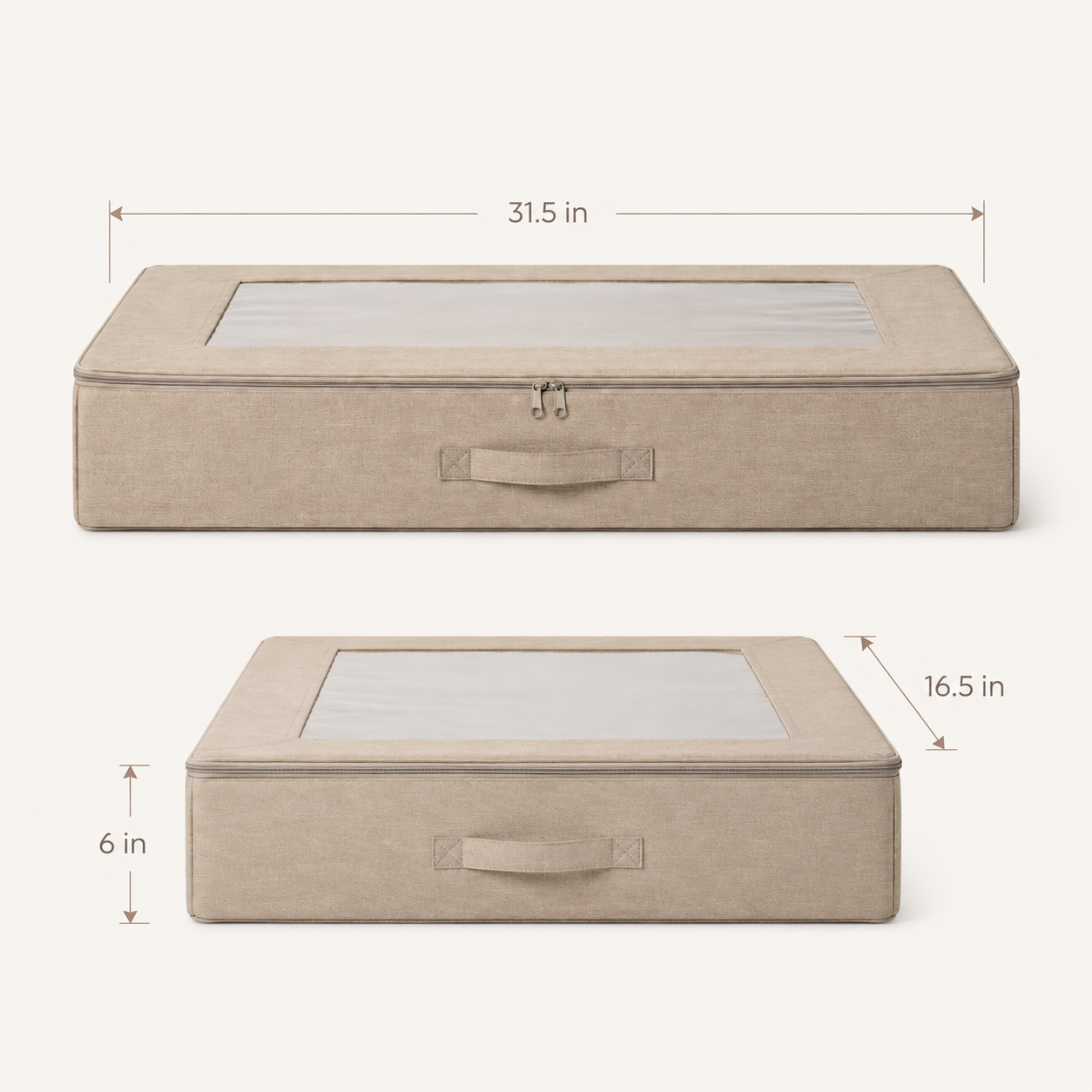 SlideHaven Underbed Fabric Storage Case