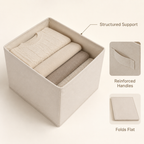LumaFold Structured Fabric Storage Bin