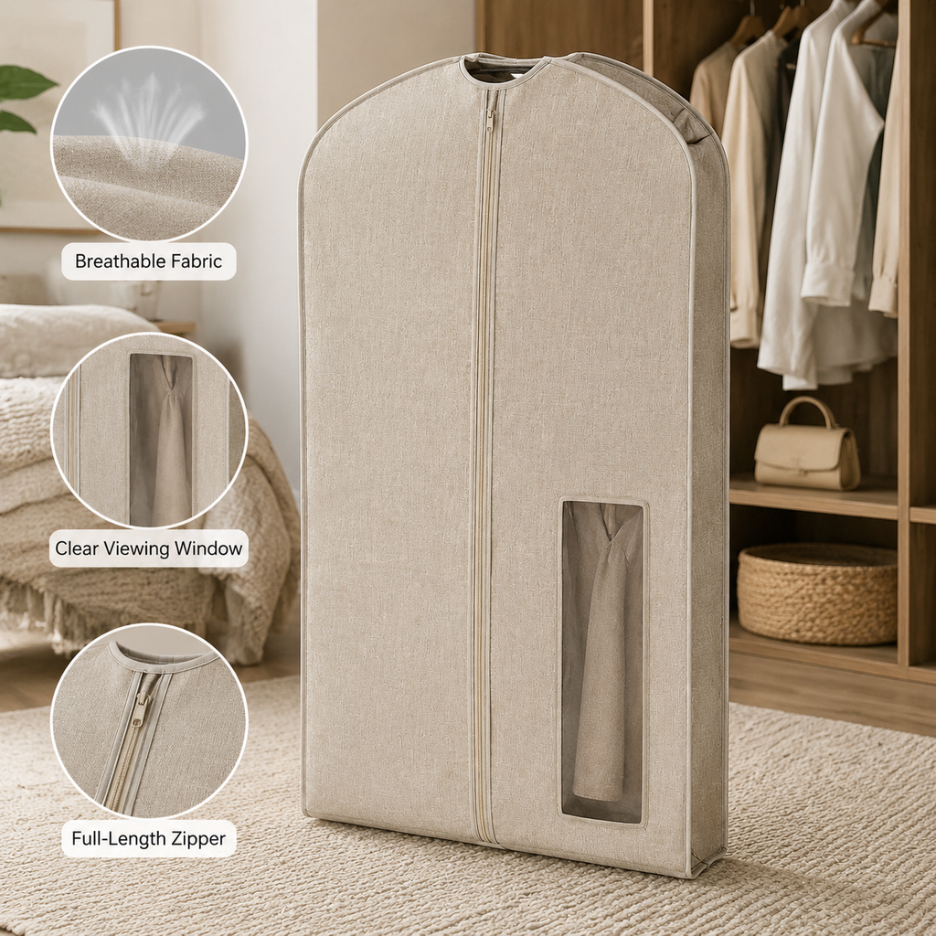VeilGuard Windowed Garment Storage Bag