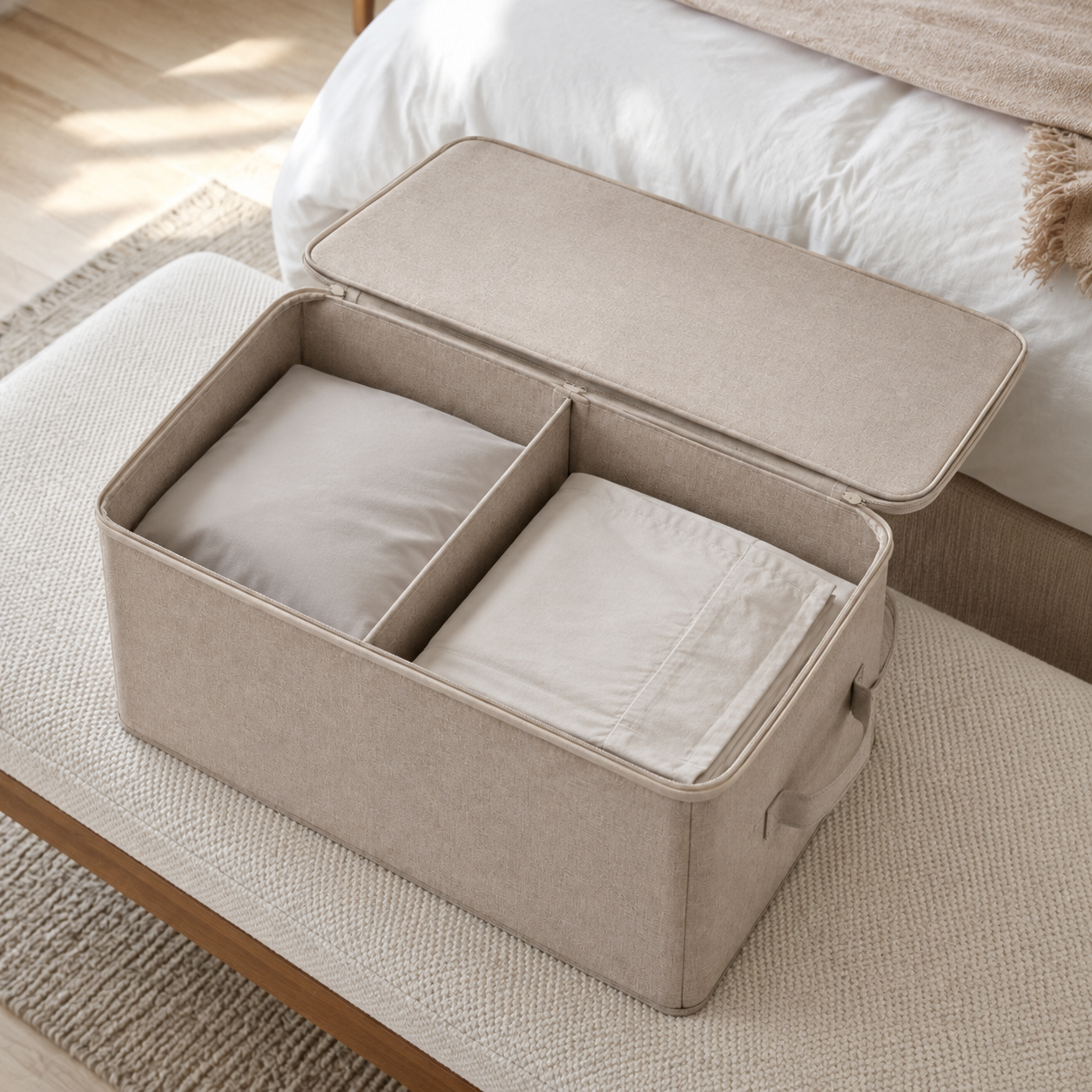 LayerNest Divided Bedding Storage Bag