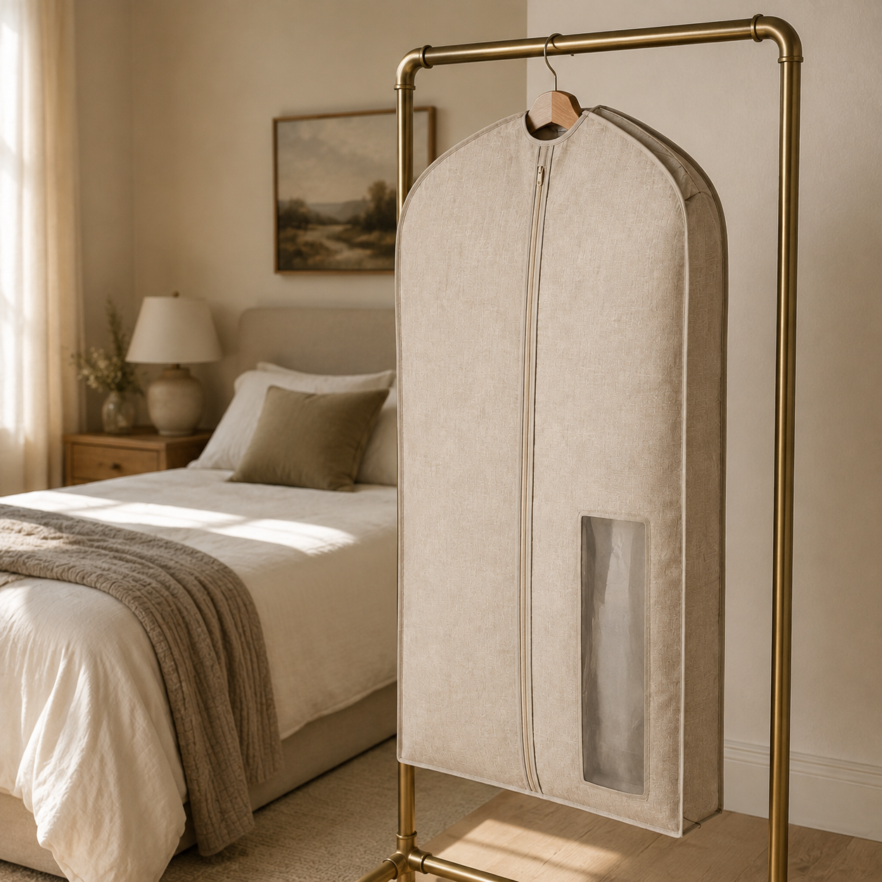 VeilGuard Windowed Garment Storage Bag